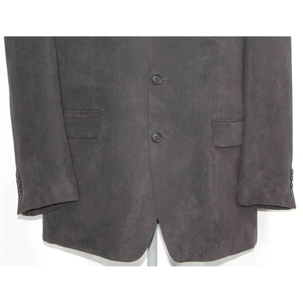 Ralph Lauren Blue Label Dark Brown‎ Blazer Sport Coat Mens Size 46 Long